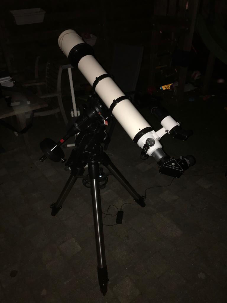 Een D=120 f/8,3 refractor.